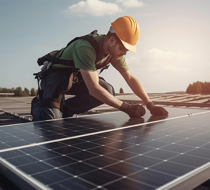 Illustration des solutions Assurance décennale artisan adaptées aux besoins de la profession Photovoltaïque - ETIK Assurance